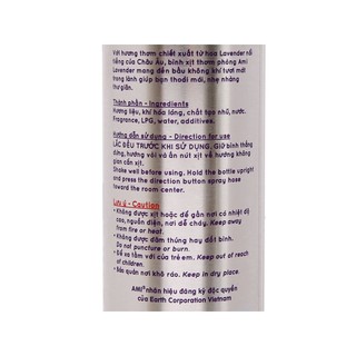 Xịt phòng Ami hương lavender 280ml