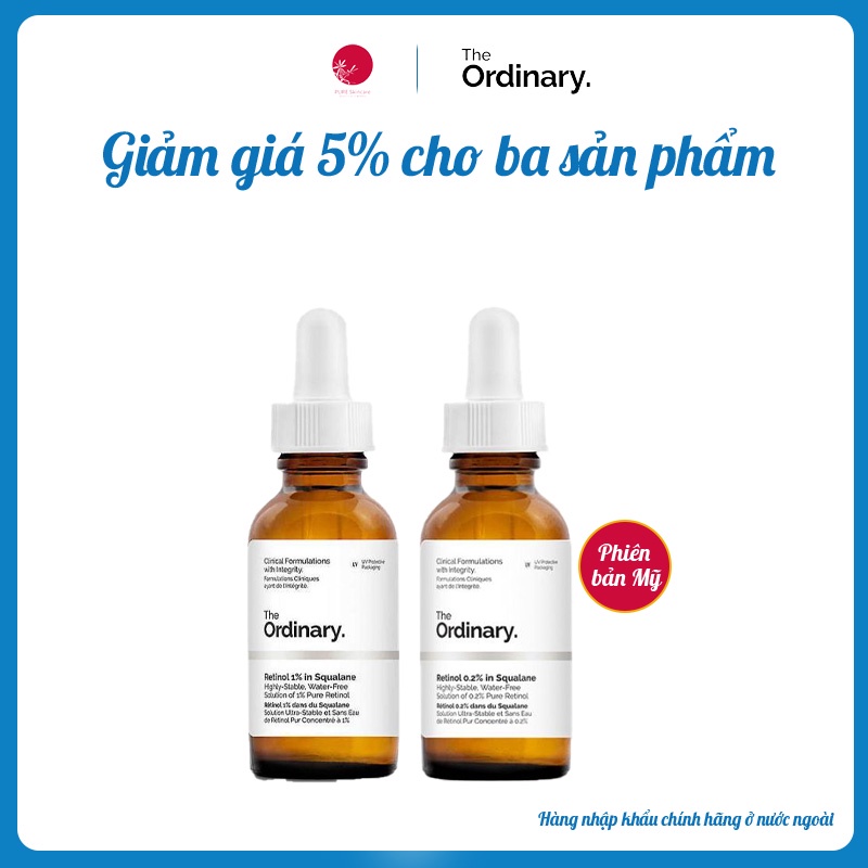 tinh chất the ordinary 30ml Retinol 0.2%/1% in squalane