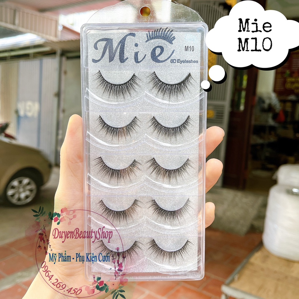 Đủ mã Mi Mie 6D 5 cặp cao cấp chính hãng của Duyenbeautyshop chuyên dùng cho makeup