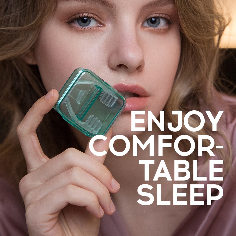 Dụng cụ hỗ trợ khi ngủ, không chứa BPA, ngăn ngừa nghiến răng, ngáy,chỉnh răng an toàn
