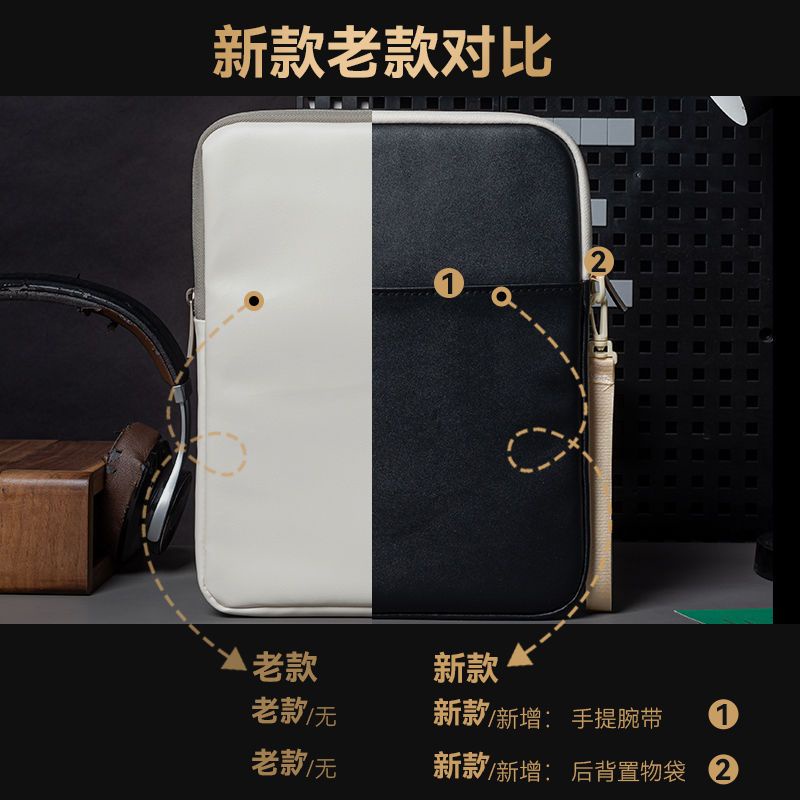 Túi Đựng Laptop 14-inch 15-inch Mini 11 12 Inches Bằng Da PU Họa Tiết Hoạt Hình Dễ Thương Có Dây Đeo Cổ Tay 10-inch