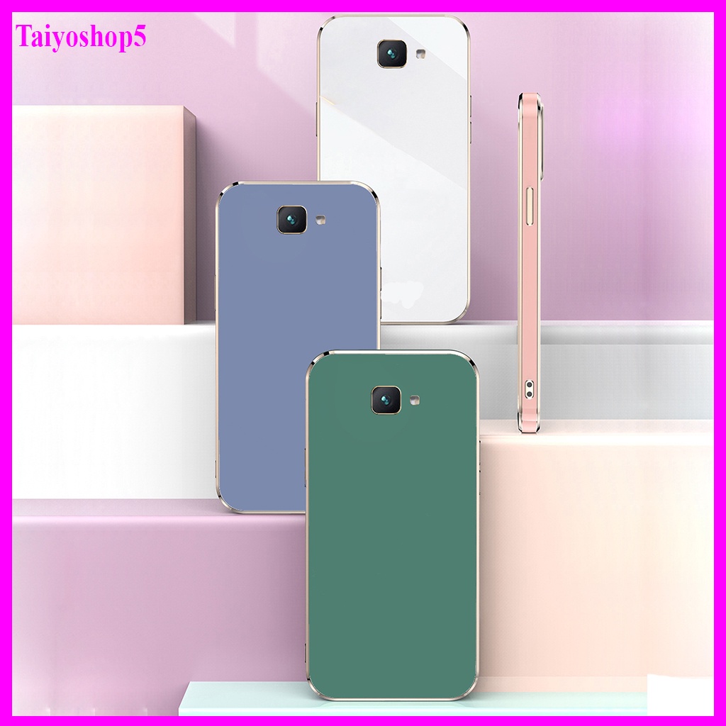 "Ốp lưng Samsung J7 Prime Cạnh vuông" _Mạ màu viền_Vát Cạnh_Màu sắc sang trọng ,Loại Tốt ,Ôm sát máy Taiyoshop5