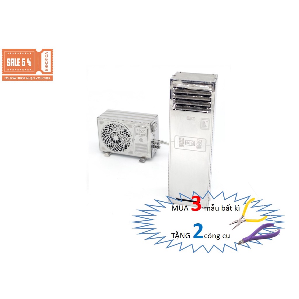 Mô Hình Lắp Ráp 3d Máy điều hoà nhiệt độ