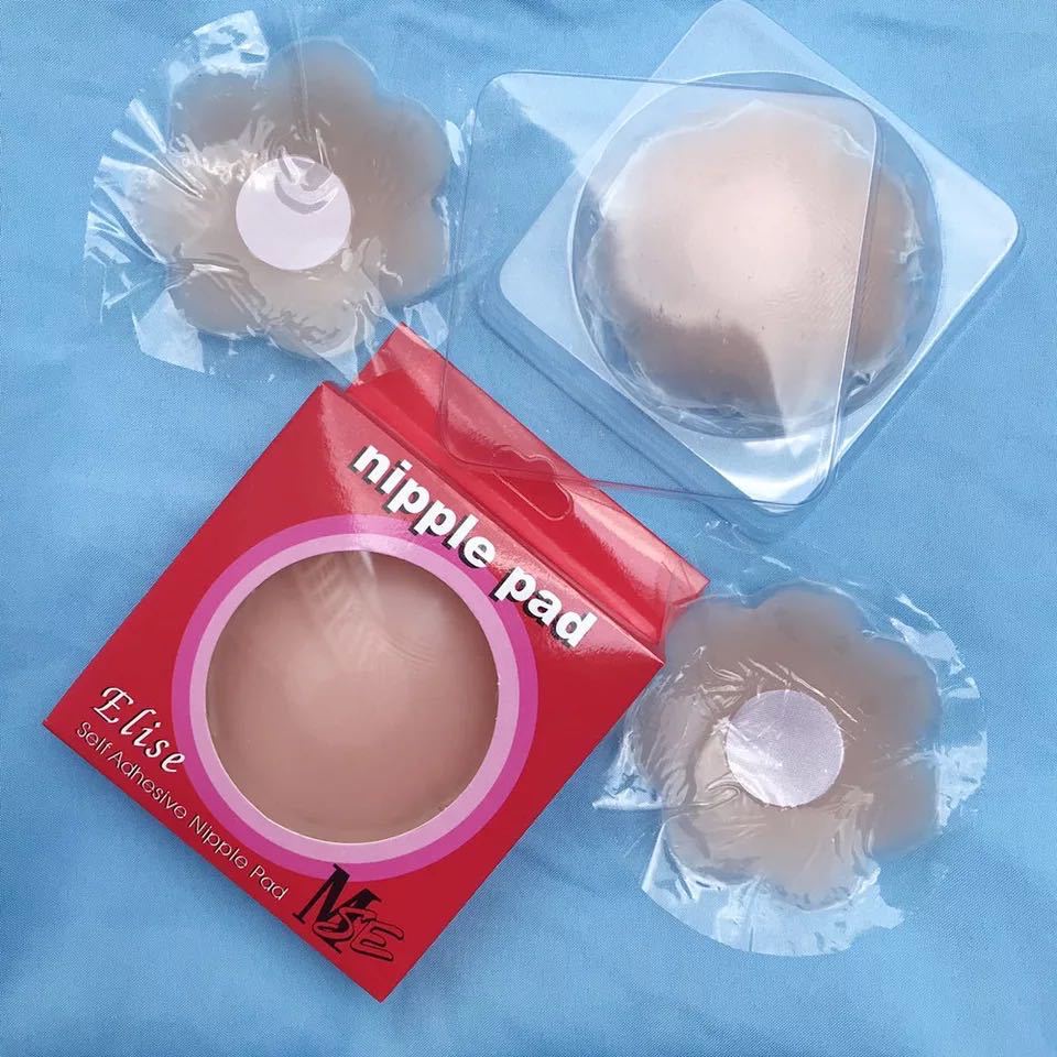 Miếng dán ngực silicon, Hộp 2 Miếng dán ti chống lộ, siêu dính VS STORE