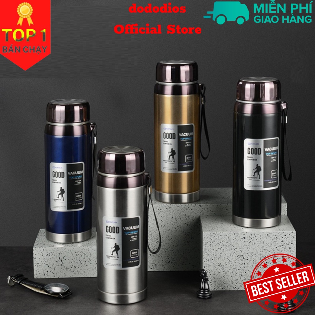 Bình giữ nhiệt dododios 800ml LHC6180 Vacuum Bottle - Hàng chính hãng có khay lọc KS-TU450I - Chính hãng