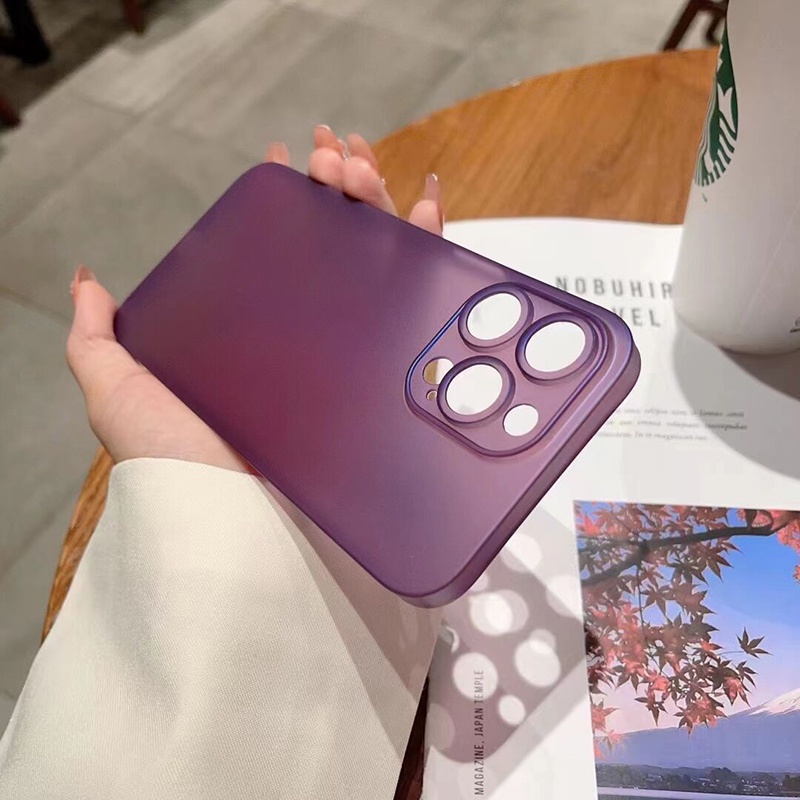 Ốp Lưng Siêu Mỏng Chống In Dấu Vân Tay Cho iPhone 14 Pro Max Plus