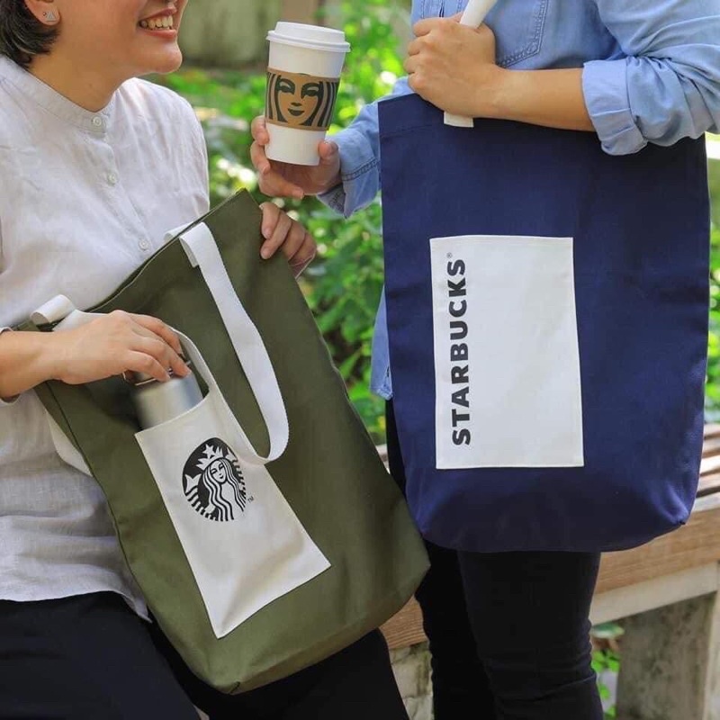 Túi tote vải thailand starbucks 2022