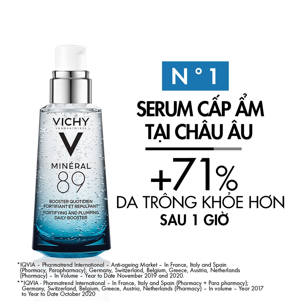 Dưỡng chất giàu khoáng chất Mineral 89 Vichy Mineral 89 50ml