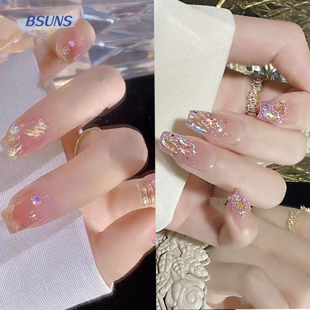 Set 24 Móng Tay Giả Có Thể Tháo Rời