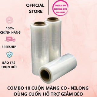 Combo 10 cuộn màng co - nilong dùng cuốn hỗ trợ giảm béo