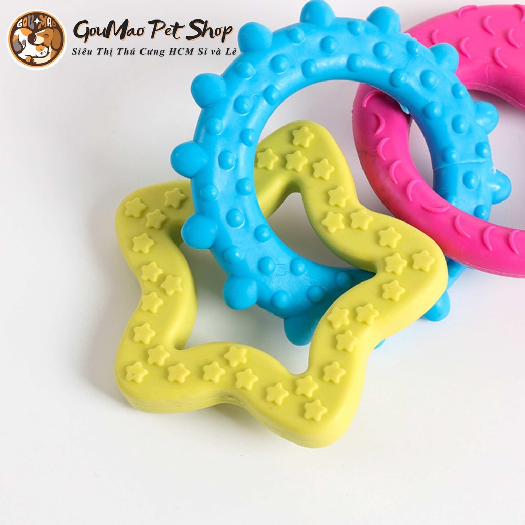 [Ảnh thật] ĐỒ CHƠI CAO SU MỀM : NẮM VÚ CÓ CHUÔNG - GOUMAO PET