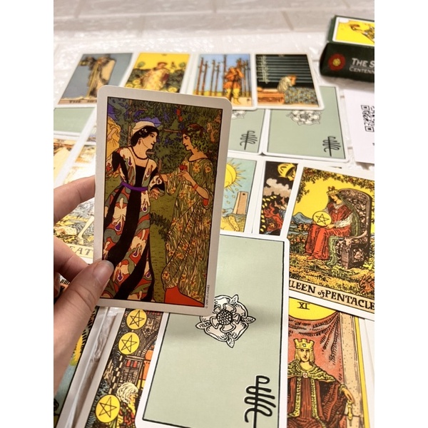 Bộ Thẻ Bài Tarot TOMCITY Bài Bói Smith Waite Chất Lượng Cao