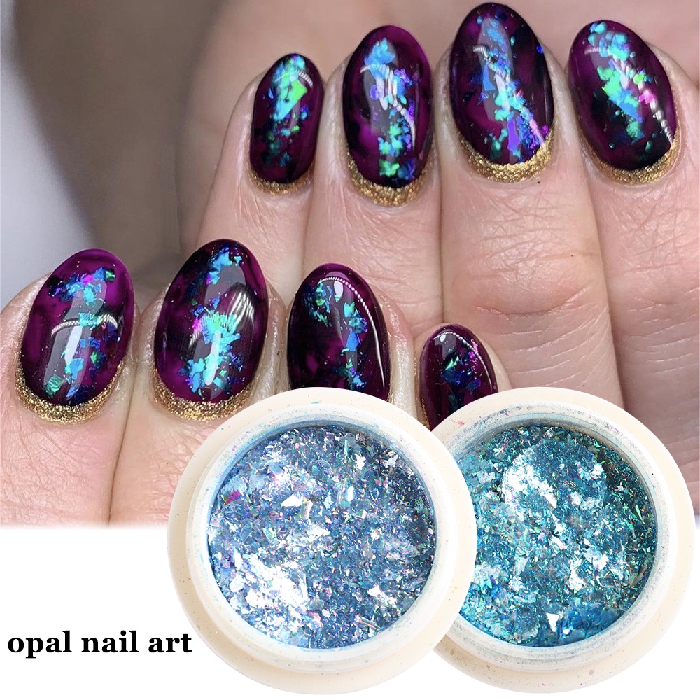 1 Hộp Kim Tuyến Lấp Lánh Trang Trí Móng Tay Nghệ Thuật