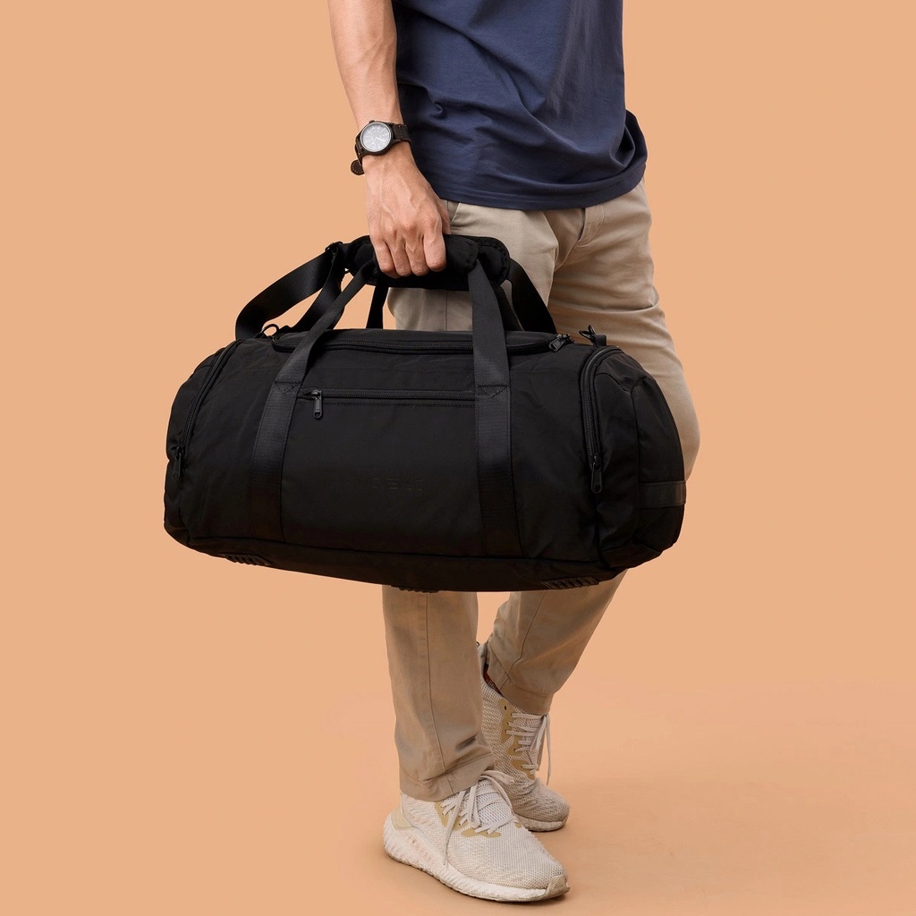 Túi du lịch Kingbag Sky vải trượt nước, sức chứa lớn, có ngăn để giày - Hàng Chính Hãng