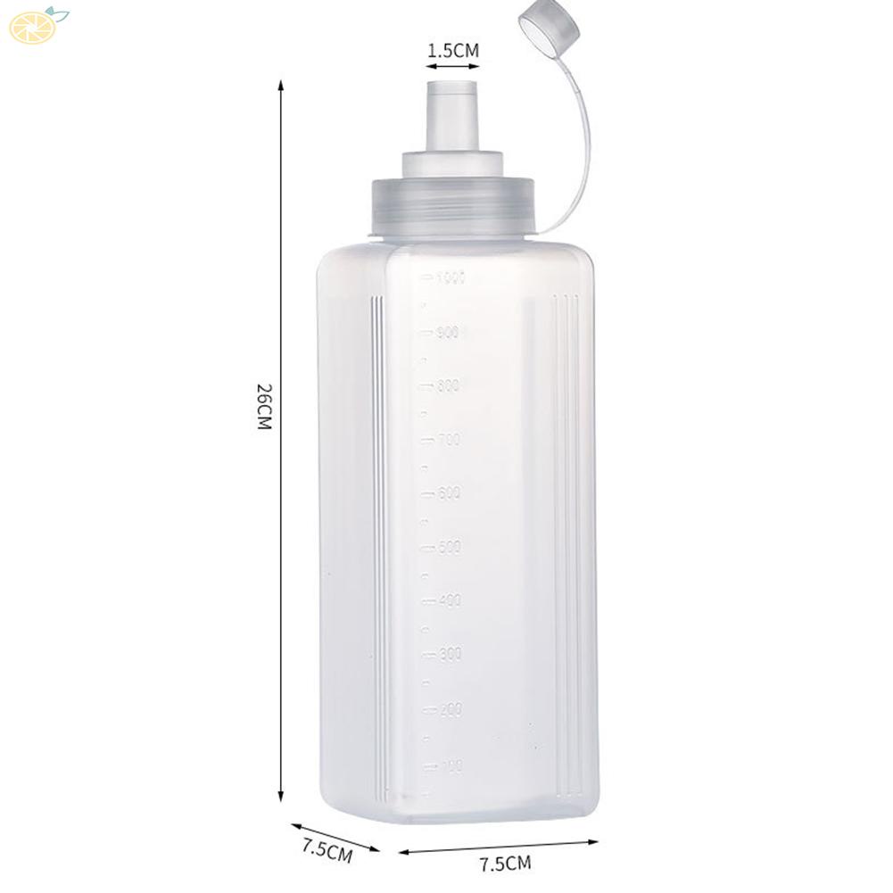 Bình Xịt Nước Sốt 1000ML 23.5 * 7.5 * 7.5cm 26 * 7.5 * 7.5cm 800ML Trong Suốt