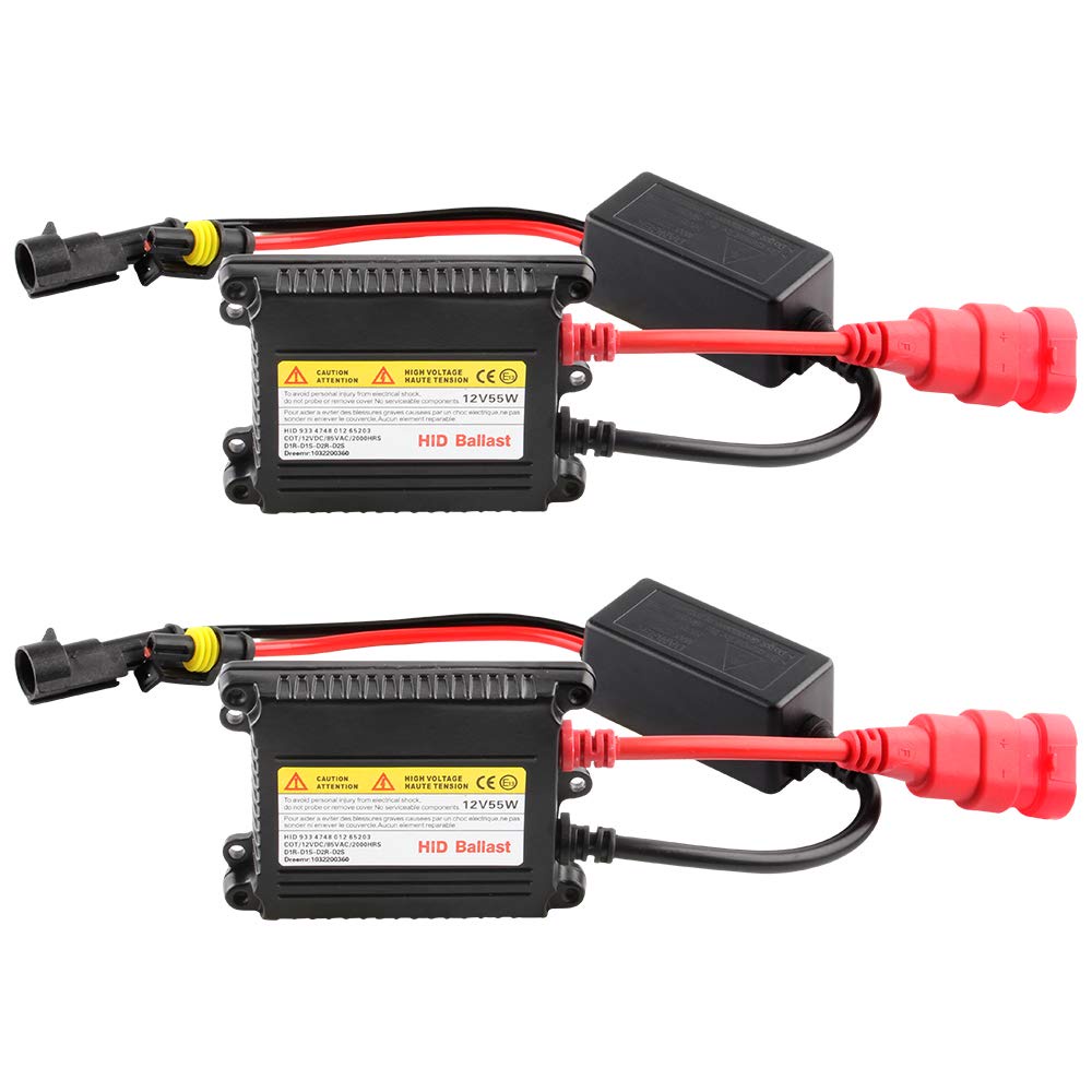 2 slim ballast HID 55w 12v