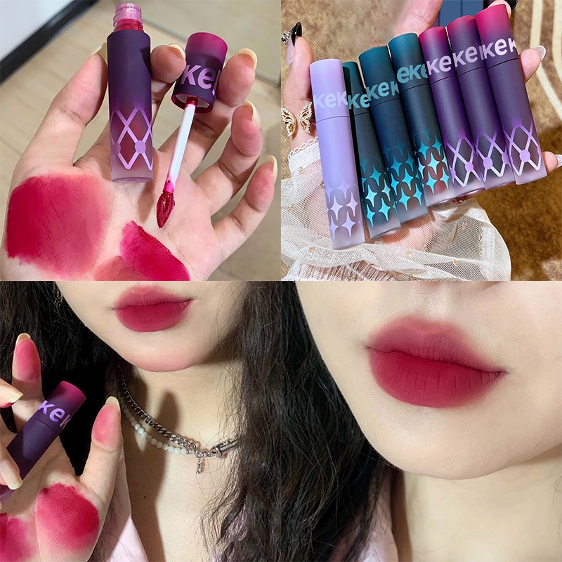 Son kem KEKE MOOD tông nhung lì chống nước lâu trôi