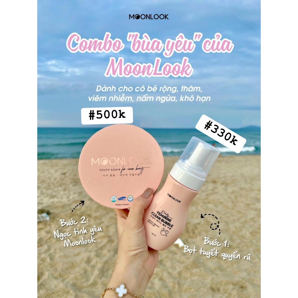 COMBO DUNG DỊCH VỆ SINH PHỤ NỮ EVAMOST Nhã Phương + DDVS MOONLOOK