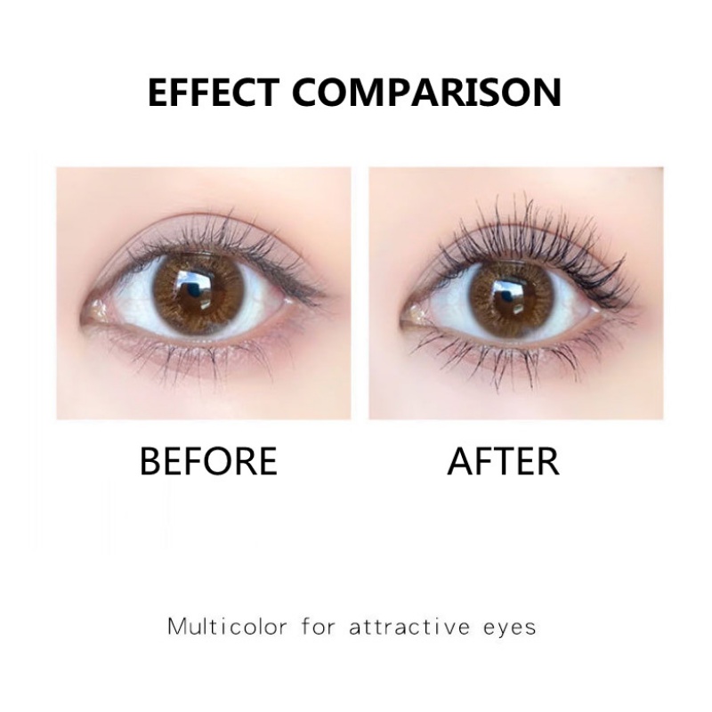 Dụng Cụ Uốn Cong Lông Mi Bằng Nhựa 3 Màu Tùy Chọn Lâu Trôi