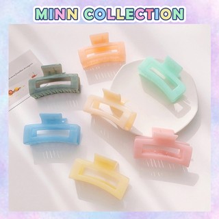  KẸP TÓC CÀNG CUA CHỮ NHẬT, KẸP CÀNG CUA TRƠN PASTEL (NHIỀU MÀU)