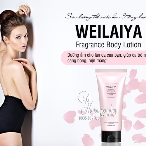 Sữa Dưỡng Thể, Sữa Dưỡng Thể Nước Hoa Body Lotion Weilaiya, Cấp Ẩm, Mềm Da 3 Tầng Hương - 200ml [ CHÍNH - HÃNG - 100% ]