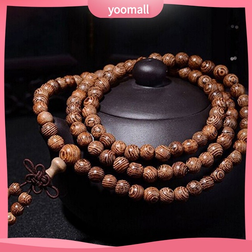 Vòng Tay Chuỗi Hạt Gỗ 8mm Cầu Nguyện Dành Cho Nam Và Nữ