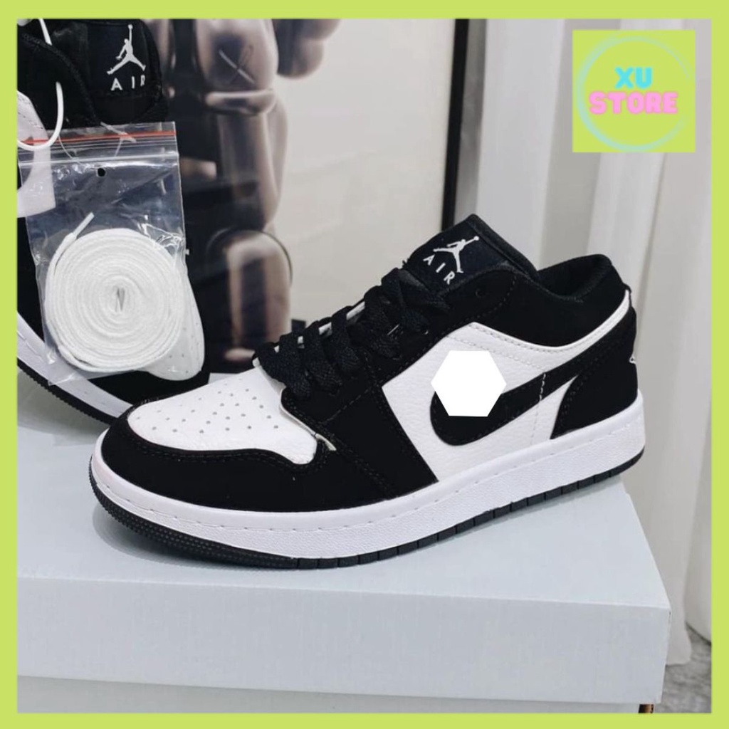 Giày Jordan PanDa Cổ Thấp Nam Nữ, Giày Sneaker JD1 Đen Trắng Thấp Cổ Thời Trang Cao Cấp Dành Cho Học Sinh Sinh Viên 2022