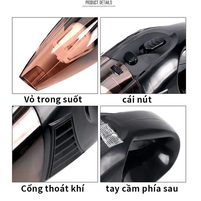 MÁY HÚT BỤI CẦM TAY MINI CÓ PIN,HÚT CỰC MẠNH, Tiện Lợi Với 3 Đầu Hút，máy hút bụi đa năng-17.kerhy