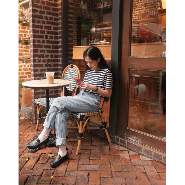 DE PLAGE - ÁO FRENCH STRIPED TAY NGẮN