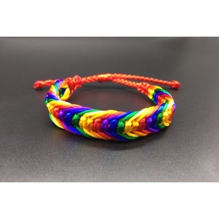 Vòng tay vải LGBT cầu vồng