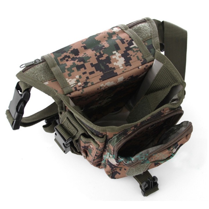Túi Đeo Hông, Đeo Đùi Vải Bố Bền Đẹp Chống Thấm Nước Đi Phượt Dã Ngoại Tiện Lợi Phong Cách Người Lính