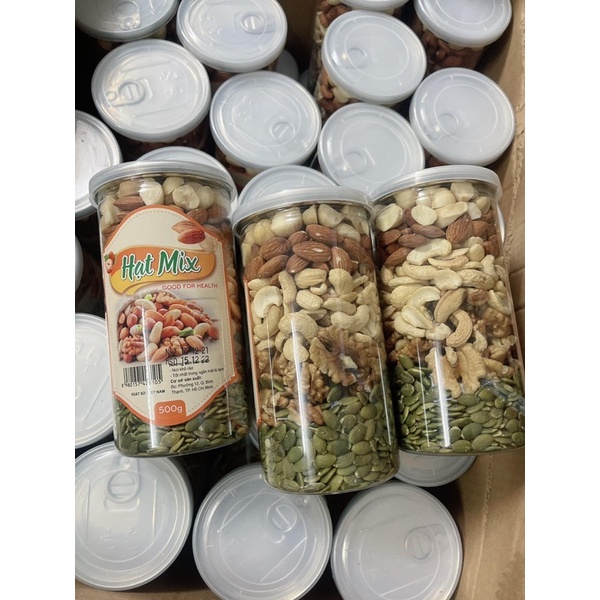 Hạt Mix tổng hợp Loại ngon đặc biệt dành cho ng tập Gym - Hộp 500gr