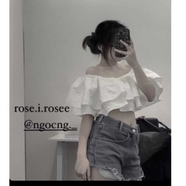 Áo gấm croptop