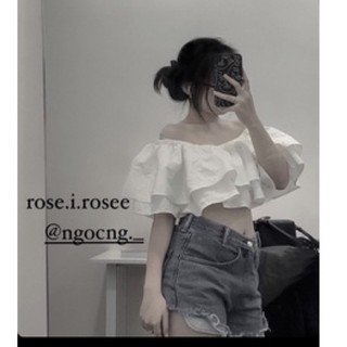 Áo gấm croptop