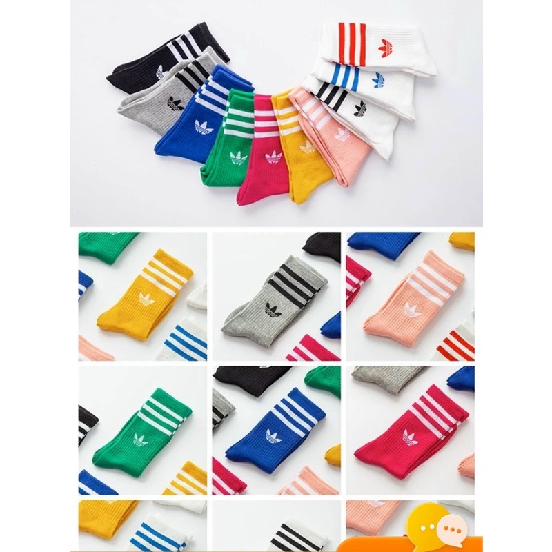 Tất Cổ Cao Cotton Thể Thao Unisex Nhiều Màu đas