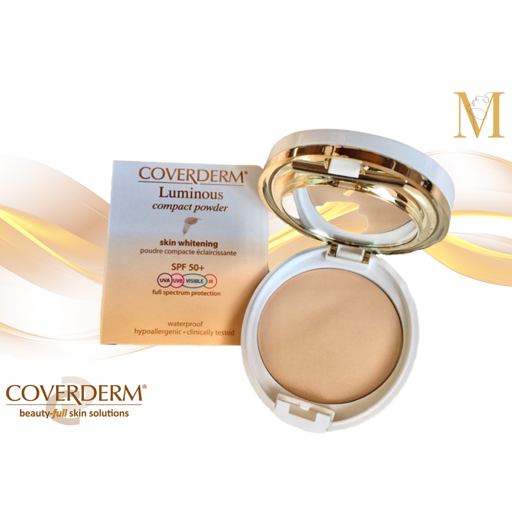 Phấn chống nắng bảo vệ che phủ da nám COVERDERM MÀU SỐ 1 TONE TỰ NHIÊN
