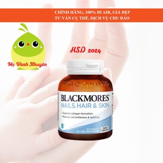 Viên đẹp da tóc móng Blackmores Nails, Hair and Skin, Úc (60v)