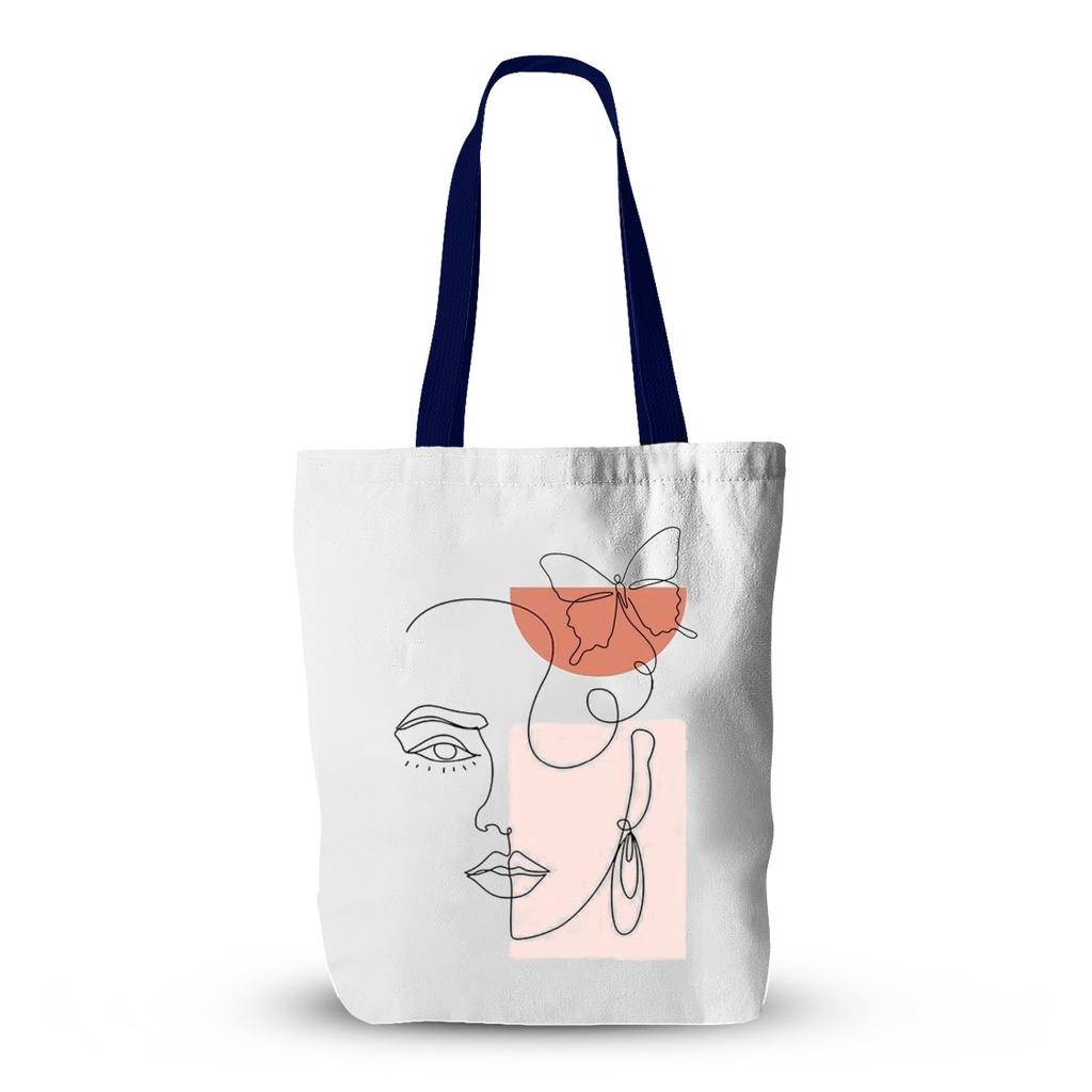 Túi Vải Tote Đeo Vai Họa Tiết Art XinhStore