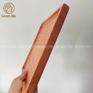 Khay gỗ Xà Cừ vuông 25cm