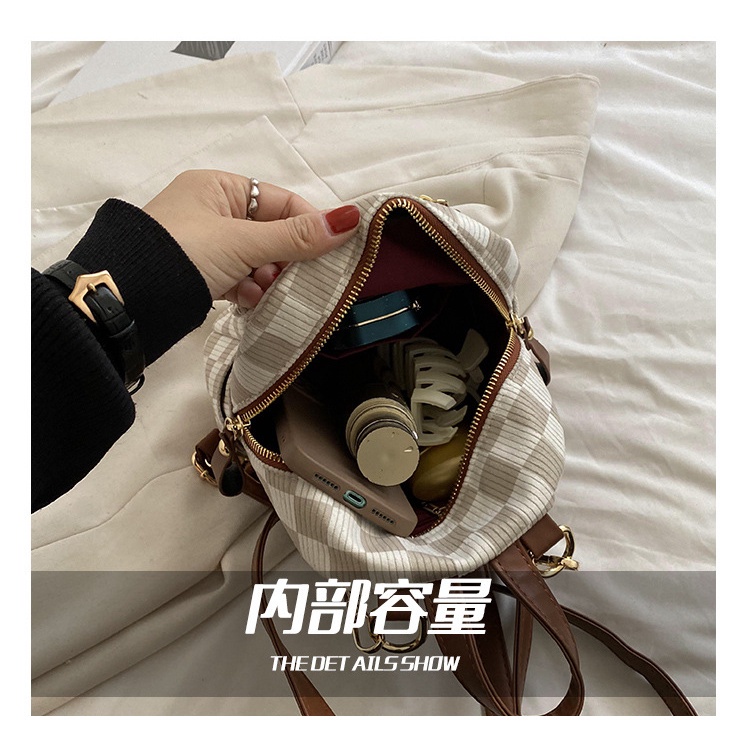 Ba Lô JASMIN NOIR Vải Canvas Thiết Kế Đơn Giản Thời Trang Xinh Xắn Cho Nữ