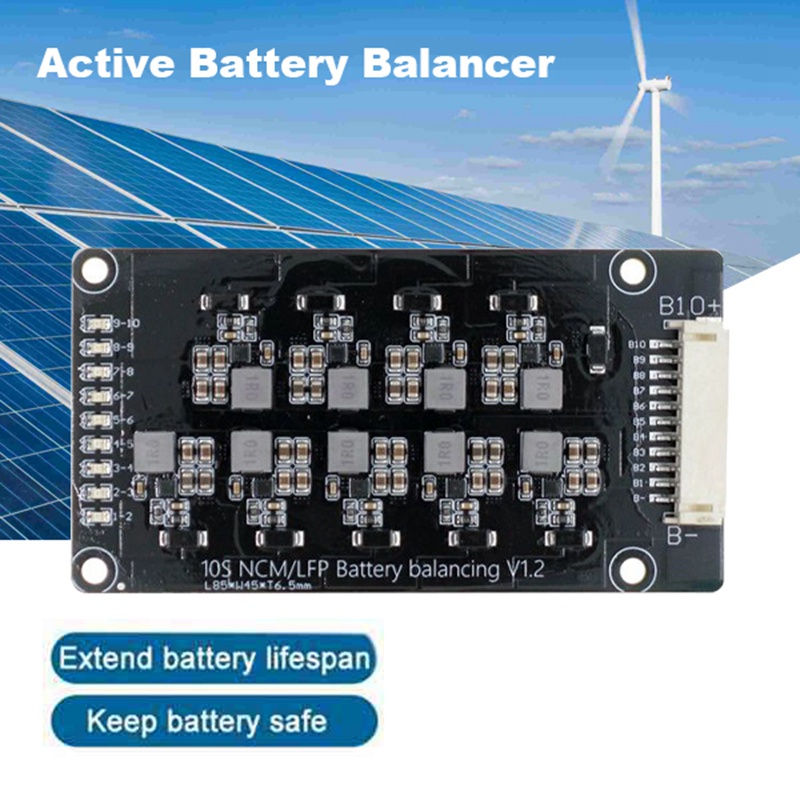 Bộ Cân Bằng Năng Lượng 1.2A 10S Cho Pin Li-ion Lifepo4 Lithium BMS