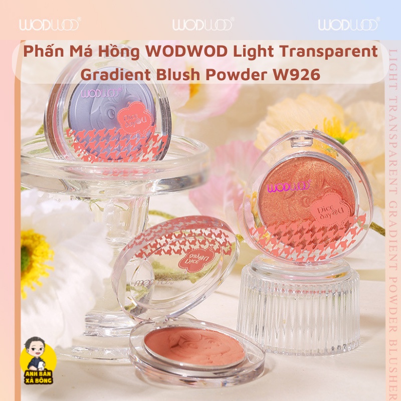 Phấn Má Hồng WODWOD Light Transparent Gradient Blush Powder W926