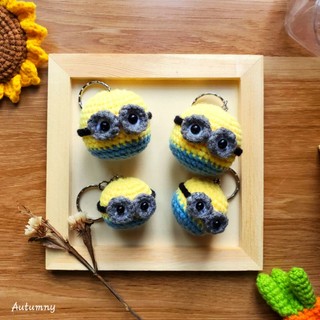 Móc khóa Minion bằng len handmade - Amigurumi - Quà tặng người thân, bạn bè, quà tặng sinh nhật, ...