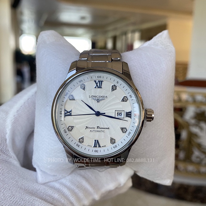 Đồng hồ LG01 Nam, Dây thép đúc đặc cao cấp, Full hộp, Mặt Sapphire chống xước, chống nước thẻ bảo hành 2 năm