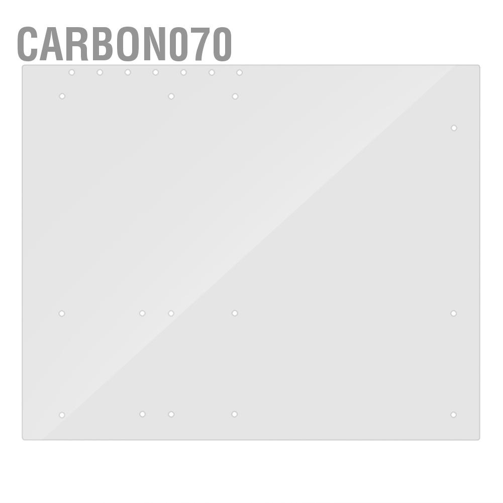 [Hàng HOT] Khung mở trong suốt Acrylic Overlock Đế bo mạch chủ máy tính DIY cho ATX Mothboard【Carbon070】
