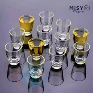 Hộp 12 Chén ly thủy tinh uống rượu hạt mít Misyhome