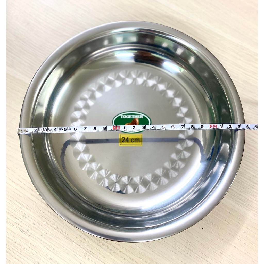 Dĩa Inox Sâu Lòng Inox SUS430 Hàng Dày Cao Cấp Together