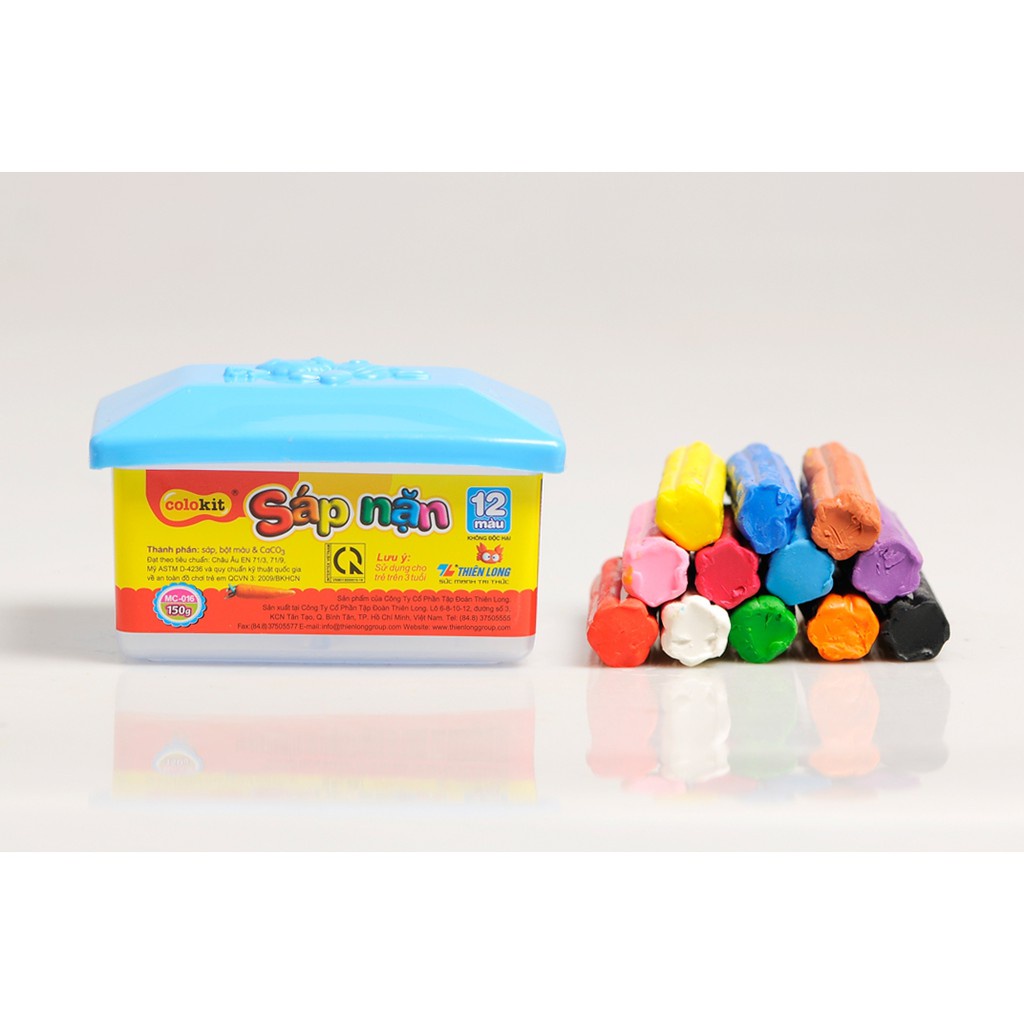 Bộ Sáp nặn Thiên Long Colokit MC-016 12 màu