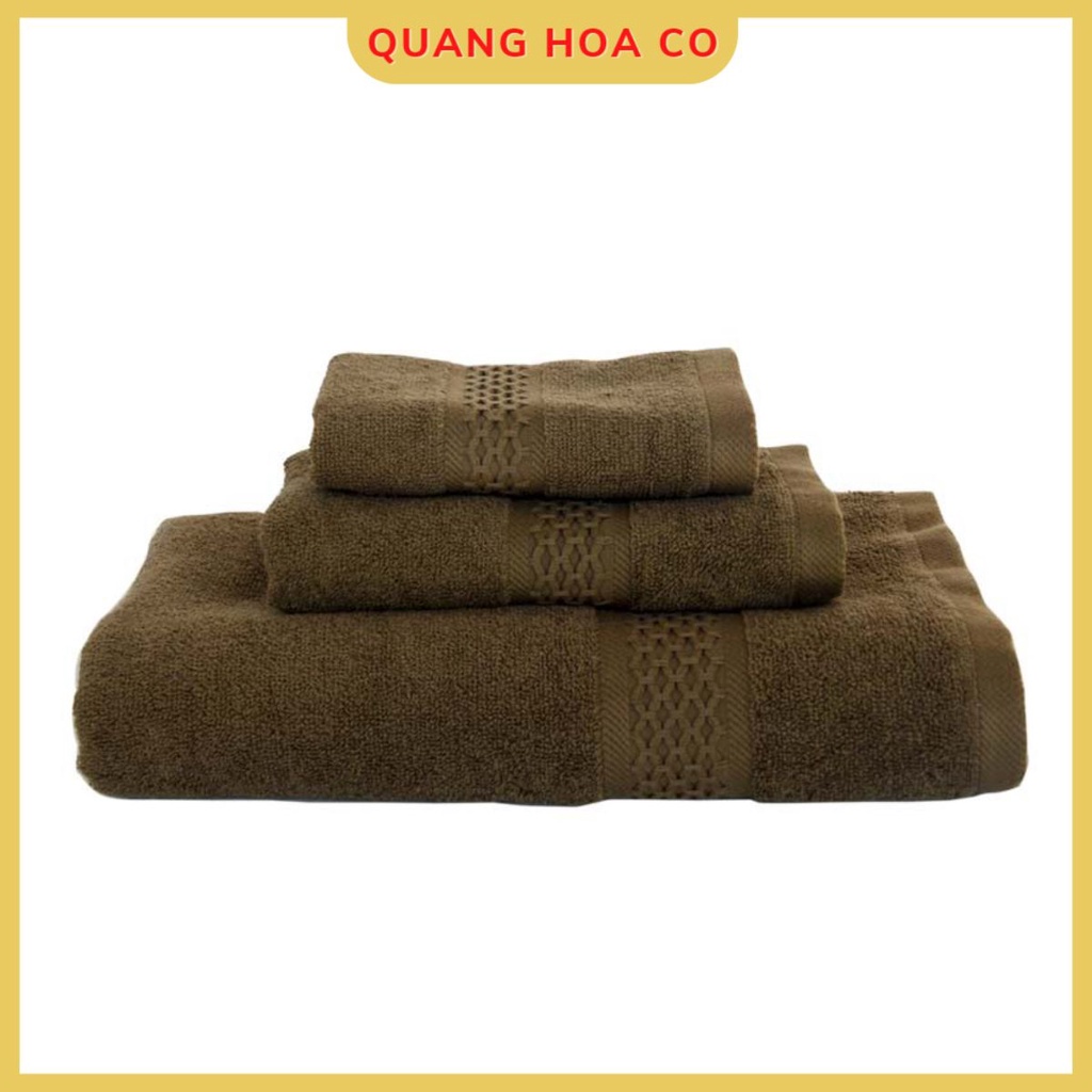 Khăn tắm Mollis cỡ lớn chất liệu Cotton Lapyarn BM2X 65x125 cm - Quang Hoa Co