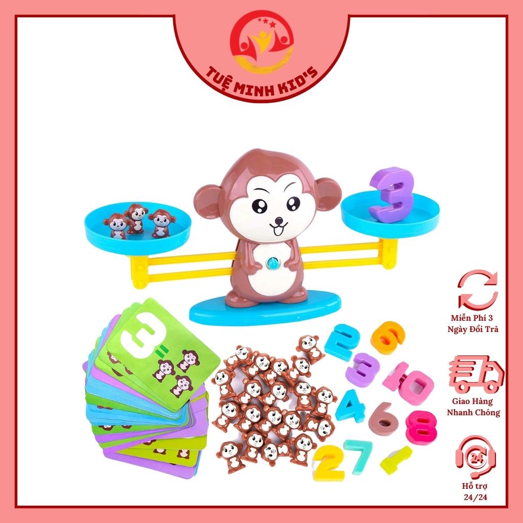 Bộ Đồ Chơi Khỉ Toán Học Cân Bằng Thông Minh Monkey Balance Cho Bé Học Số Đếm